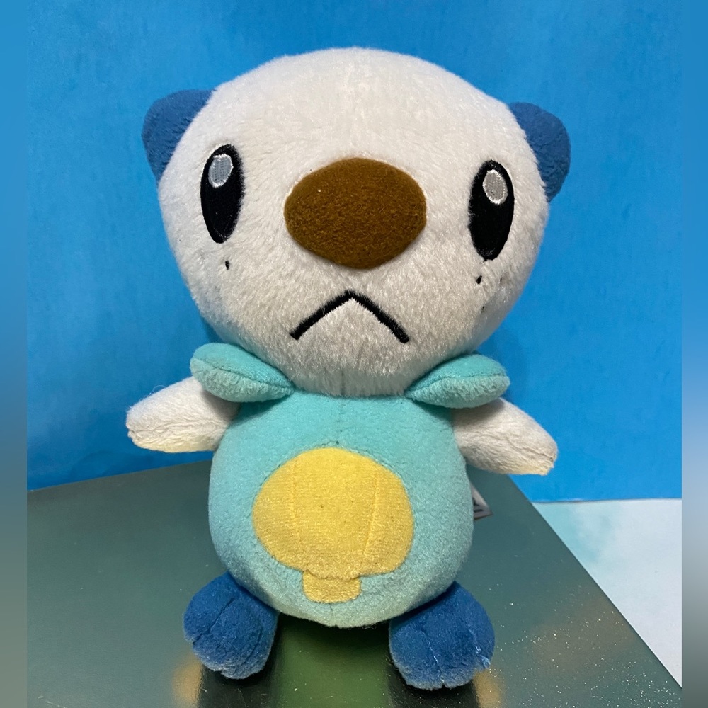 POKÉMON VTG 2012 COLLECTIBLE TOMY OSHAWOTT PLUSH ATTACHED NUMBEREDJ1712B…